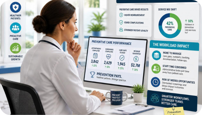 Healthcare Is Becoming More Preventive — But Every Additional Screening, Consultation and Follow-Up Creates a Larger Revenue-Cycle Workload
